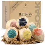 Bath Bomb Gift Set - USA Made with Natural & Organic Ingredients, Spa Gifts & Birthday Gifts for Women and Mom, Bath Bombs for Women & Kids Gift Ideas