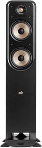 Polk Signature Elite ES55 Tower Speaker - Hi-Res Audio Certified, Dolby Atmos Speakers & DTS:X Compatible, 1" Tweeter & (2) 6.5" Woofers, Power Port Technology for Effortless Bass, Stunning Black