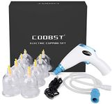 COOBST Cupping Set Chinese Cupping Therapy Set, Professional Massage Cupping Set with Pump and Extension Tube, 9pcs Home Cupping Hijama Kit Suction Cup Vacuum Therapy Set for Body Pain Relief-Blue