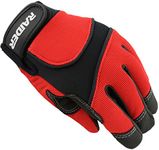Raider Youth MX Gloves (Red, Medium)