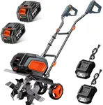 Cordless Electric Tiller Garden Cul