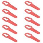 Masterpart 10 Pack of Plastic Blades For Challenge MEB929 MEH29 MEH1129B Lawnmowers