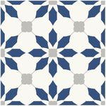 MORCART 8" x 8" Peel and Stick Floor Tile, 10 PCS Vinyl Floor Tiles, Removable and Waterproof Flooring Tiles for Renters, Stick on Floor Tiles for Bathroom, Kitchen, Staircase (Blue)