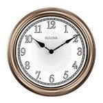 Bulova C4826 Light Time Wall Clock, Champagne