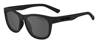 Swank Sport Sunglasses - Tangle Free - Ideal For Cycling, Golf, Hiking, Pickleball, Running and Great Lifestyle Look, Blackout/Smoke Lens, One Size