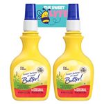 Enjoy Guilt-Free Flavor with The Sweet Lyfe's I Can't Believe It's Not Butter Spray - Two 8 oz Plant-Based Spray Bottles for Cooking & Popcorn Perfection Plus Ref Magnet - Eco-Friendly Kitchen