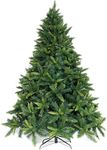 Potalay Artificial Christmas Tree Unlit 4,5,6,7.5 Feet Premium Hinged Spruce Full Tree(5 FT)