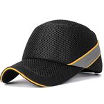 Work Safety Bump Cap Baseball Hat Style Net Cloth Hi-viz Anti-Collision Hard Hat Helmet Head Protection Repairing