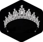 Kamirola Silver Crystal Tiaras for 