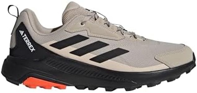 adidas Men's Terrex Anylander Hiking Sneaker, Wonder Beige/Black/Semi Impact Orange, 11