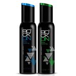 RockOn Long lasting deodorant - Ignite & Intense Combo Pack of 2(150ml) - Deodorant Body Spray for Men & Women,| Skin Friendly, Daily Use| Gift Set of Couple || Birthday Gift for him and her