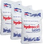 3 X Hydrosoft Salt Tablets, 25 Kg White