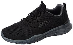 Skechers Mens Equalizer 4.0 - WRAITHERN Black/Charcoal Running Shoe - 9 UK (10 US) (en_US)