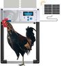Automatic Chicken Coop Door Opener, ChickenGuard One in All 4 Colours, Timer/Light Sensing, Winter Mode, Auto-Stop & Predator Proof, 3 Power Options, Solar, Batteries or Electric (Grey + Solar Kit)