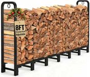 Amagabeli 8ft Firewood Log Rack Out