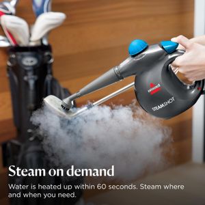 BISSELL SteamShot Handheld Steam Cleaner – Multi-Purpose, Grey/Black