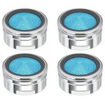 ALTON ALD355, Brass, Replacement Tap Aeartor With Foam Flow For M24mm Thread, Silver (4-Piece Set)
