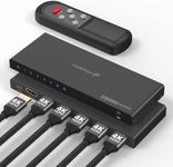 Fosmon 5-Port HDMI 4K Switch with R