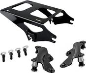 SWESGI Luggage Rack 4 Point Docking Hardware Kit for Harley Detachable Tour Pack Kit Two-Up Mounting Rack Compatible with Touring Road King Street Glide Road Glide Electra Glide 2014-2024 (Black)