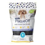 ProDen PlaqueOff Mini Dental Bones Vegetable Fusion and Blueberry (Pack of 20-340 g) for Small and Toy Dogs