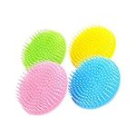 FRCOLOR 4Pcs Hair Scalp Brush Dandruff Cleaning Brush Shower Scalp Shampoo Brush Scalp Massager Scalp Scrubber Hair Brush Hairdressing Tool