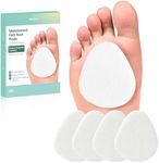 Welnove Metatarsal Foot Pads for Pain Relief - 20 Pieces Ball of Foot Cushion for Women & Men - 1/4" Thick Adhesive Foam Felt Pads, Forefoot and Sole Support, Metatarsalgia Plantar Fasciitis Neuroma