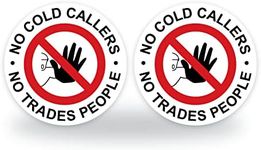 Set of 2 No cold callers, no sales 