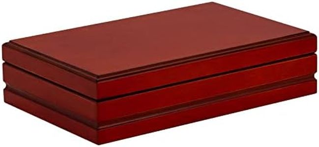 Quality Importers Florence 20-30 Cigar Travel Humidor, Rich Cherry Wood