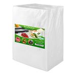 SurpOxyLoc 200 Pint Size 6 inchx10 inch Vacuum Freezer Sealer Bags for Food ,BPA Free, Heavy Duty Commercial Grade,Sous Vide Vaccume Safe,Universal Design Pre-Cut Bag and Work with Any Types Vacuum Sealer