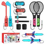 TMG 12 in 1 Switch Sports Accessories Bundle Kit For Nintendo Switch Sports Games