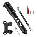 JSDOIN Portable Mini Bike Pump - Fast Inflation Universal Presta and Schrader Valve Road Mountain Cycling Frame Mounted Hand Tyre Pumps