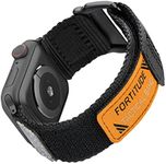 Ritche Nylon Rugged Apple Watch Band, Black, 42mm