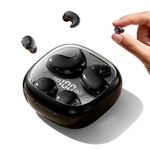 2-in-1 Invisible Earbuds Set, Flat In-Ear Sleep Earphones for Side Sleepers & Small Mini Earbuds for Work, Ultra-Thin Wireless Bluetooth Sleeping Ear Buds Compact Hidden Headphones for Men Women