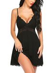 Avidlove Sexy Sleepwear Lingerie Nightgown Babydoll Lace Chemise Nightdress