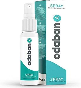 Odaban Antiperspirant Deodorant Spray, Clinical Strength Aluminium Chloride Strong Antiperspirant Spray for Excessive Sweating, 1-Pack 30 ml, 2819696