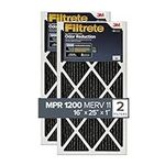 Filtrete 16x25x1 MPR 1200 Pleated AC Furnace Air Filter, Allergen Defense Home Odour Reduction, 2-Pack