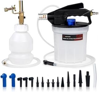 Thorstone 2L Vacuum Brake Bleeder Kit, One Person Pneumatic Vacuum Brake Fluid Bleeder Extractor Pump with 1L Refilling Bottle