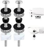 2pcs Universal Toilet Bolts, 3.74 Inches Extra Long Toilet Seat Screws Replacement Bolts, Stainless Steel Toilet Seat Bolts Replacement Kit Bathroom Toilet Repair Screw Kit