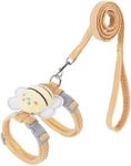 WODJR 1Pcs Cat Harness and Leash for Walking Escape Proof Soft Adjustable Kitten Harnesses for Small Medium Cat Cute Bee Lightweight Petsafe Harness Easy Control Walking Travel Outdoor Petsafe Harness