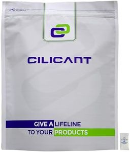 CILICAnT 1 Gram (1000 Pcs) Silica Gel White Packets Desiccant Dehumidifiers, Non-Indicating Silica Gel Packs To Avoid Moisture, Odour, and Fungus (1 Gram X 1000 Pcs = 1 KG)