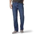Lee Men's Big & Tall Extreme Motion Relaxed Straight Jean, Mega, 42W x 28L