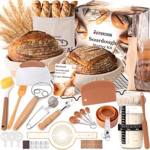 Astercook Bread Proofing Basket Proofing Basket Round Proofing Bowls Handmade