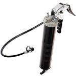 Lumax LX-1152 Black Heavy Duty Deluxe Pistol Grease Gun with 18" Flex Hose