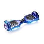 WEELMOTION Galaxy Hoverboard with Music Speaker, 6.5" Shining Wheels and Vibrant lights, UL2272 Certified self balancing scooter with hover board bag, with Range up to 8 kms