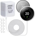 Thermostats 24 Volt Transformer C Wire Power Adapter for Nest, Ecobee, Honeywell WiFi Thermostats, Power Supply for Nest Hello, Ring Smart Doorbells Chime