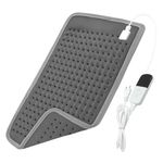 ELOVE Orthopaedic Electric Heating Pad for Pain Relief (12x24 Inch) 9 Temperature setting Heating Belt for Muscle | Shoulder | Abdominal | Neck | Back Pain Relief & Period Cramps with Auto Heat Control Technology Heat belt with Digital Remote -Grey