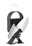 Ecofan AirDeco I Heat Powered Stove Fan - Powerful Modern Design, Low Start Temperature Technology Ideal for Wood, Gas, Pellet & Soapstone Stoves - Circulates Warm Air Efficiently & Reduces Fuel Cost