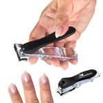 EZ Grip 360 Degree Rotary Stainless Steel Sharp Blade Fingernail Toenail Clipper