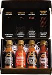 Mini Hot Sauce Challenge Box by Tabañero, Original, Extra Hot, XXX Hot & Dragon’s Breath, Hot Sauce Gift, Gluten Free, All Natural, Low Sodium, Vegan, Kosher, Made in the USA, 4-Pack, 1.7 oz Bottles