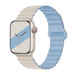 VEMIGON Silicone Magnetic Bands Compatible with Apple Watch Straps 46mm 45mm 44mm 42mm 49mm 41mm 40mm 38mm, Strong Magnetic Closure for iWatch Series 10 9 8 7 6 5 4 3 2 1 SE Ultra (Watch Not Included)